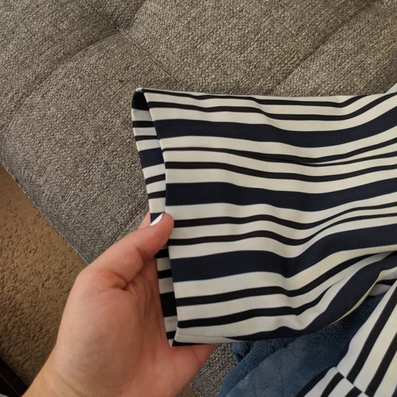 Eloquii Navy Striped Blazer - Picture 4 of 4